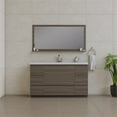 thumbnail image 4 of Alya Bath Paterno 60" Wood Single Freestanding Bathroom Vanity in Gray, 4 of 7