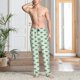 thumbnail image 2 of Fotbe Cute Crocodile Pantalones de Pijama para Hombre, Pantalones de Dormir, Pantalones de Casa con Cintura Ajustable y Bolsillos-3X-Large, 2 of 6