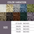 thumbnail image 6 of ANMINY Fleece Blanket Soft Plush Fluffy Cozy Couch Bed 59"x79" Twin Blanket for Couch Bed Sofa， Purple, 6 of 6