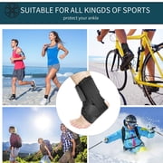 Luxtrada Ankle Brace Support Plantar Fasciitis Lace Up Stabilizer Sprain Wrap Pain Relief Adjustable Wrap - Fits Either Left and Right Foot (Size S)