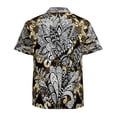 thumbnail image 3 of High Quality Hawaiian Shirts for Men Short Sleeve Aloha Beach Shirt Floral Summer Casual Button Down Shirts Blouses DNCHTZ, 3 of 7