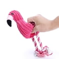 thumbnail image 6 of Dog Plush Toys, Flamingo Squeaky Chew Toy for Puppies and Small to Large Dogs, Interactive Teething Stuffed Toy, Soft Velvet Design for Indoor Play and Mental Stimulation, 6 of 6