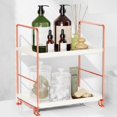 thumbnail image 1 of Organizador de encimera de baño FsyueYun de 2 niveles en oro rosa, 1 of 7