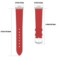 thumbnail image 3 of Leather Replacement Strap Sports Watch Strap Wristband Compatible for HUAWEI Watch FIT Smart Watch, 3 of 6