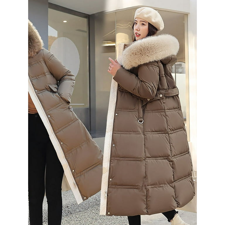 Super long cheap winter coat