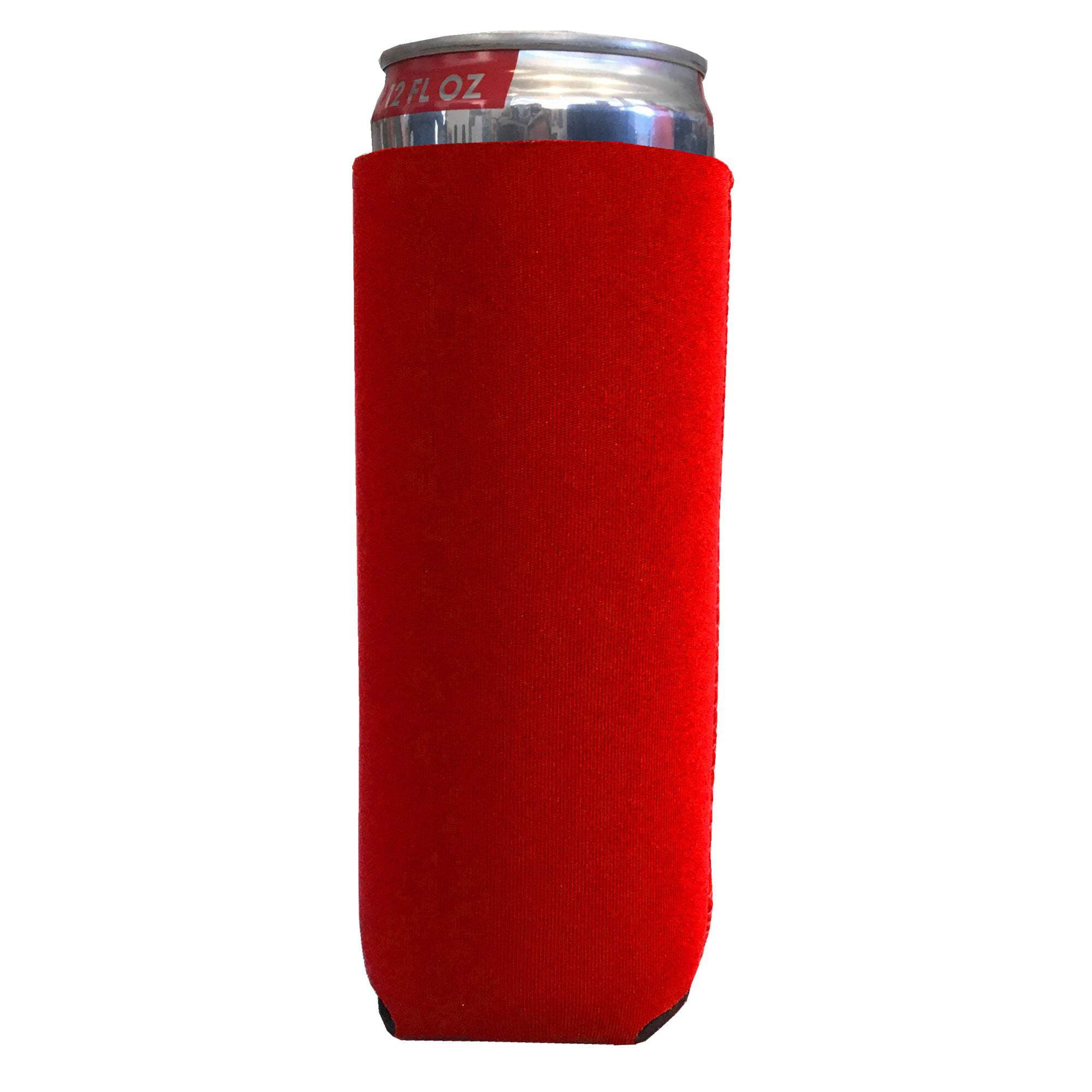 Big Ol' Neoprene 12 Ounce Slim Can Cooler 12 Pack Orange