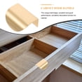 thumbnail image 2 of Miangastore Poignées en Laiton Massif en Forme de Feuille pour Porte d'Armoire Moderne 4 Pcs 2.4 Po, 2 of 8