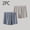 Multicolor, variant on Maoxin Mens Boxer Briefs Solid Color Loose Breathable Sports Home Button Flat Corner Underwear Boxers Underwear For Men Multicolor M