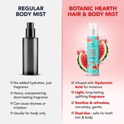 Botanic Hearth Watermelon Hair Perfume & Body Mist, Long-Lasting Hair Deodorizer & Body Scent for Women & Men, Alcohol-Free Clean Fragrance Hair Spray For Everyday Wear, All Day Freshness, 3.4 Fl Oz