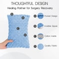 thumbnail image 4 of Almohada para cirugía abdominal zhijiazhi con bolsillo, azul, 4 of 7