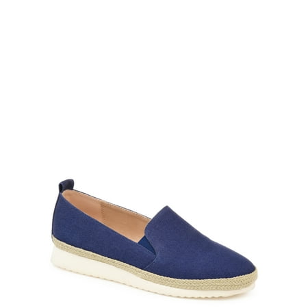 - Womens Espadrille Slip-on Flat