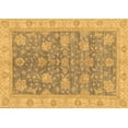 thumbnail image 1 of Ahgly Company Indoor Rectangle Abstract Brown Modern Area Rugs, 7' x 10', 1 of 4