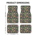 thumbnail image 2 of Salouo Forest Animals And Plants for Car Floor Mat Set of 4–Car Carpet Mats - Car Mats with Anti-Slip Backing & Driver Heel Pad Universal Fit for Cars, Trucks, SUVs, and Vans, 2 of 6