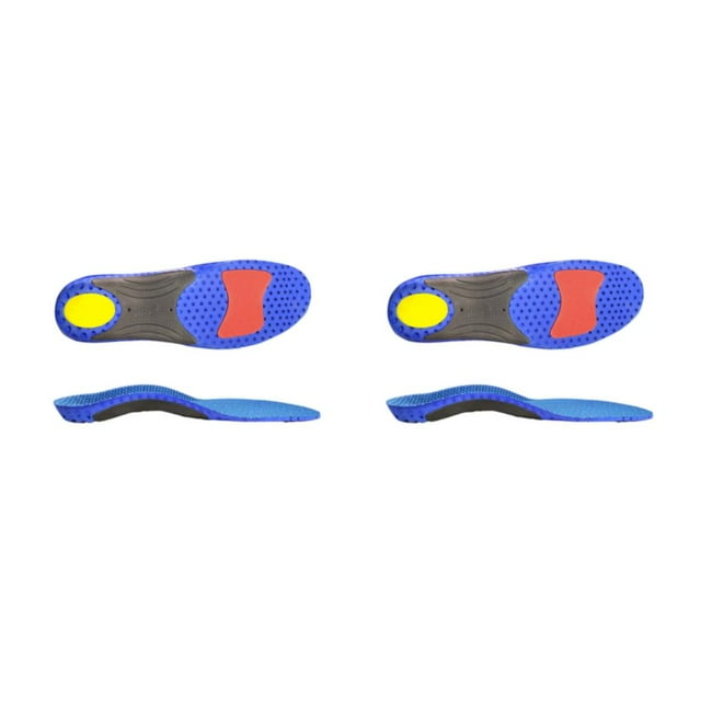 Wweixi Insoles Answer To Foot Pain And Discomfort Multifunctional Breathable blue L 2Set