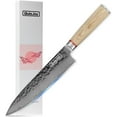 thumbnail image 5 of Qulajoy Damascus 8 Inch Chef Knife, Professional Sharp Japanese Kitchen Knives with Ergonomic Wood Handle, 5 of 6