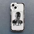 thumbnail image 3 of Funda de teléfono Tupac para Iphone, carcasa trasera suave a prueba de golpes para modelos 11, 12 Mini, 13, 15 Pro Max, SE2, 14, 7, 8 Plus, X, XS, XR, 3 of 5