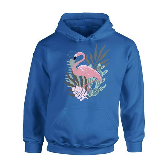 Awkward Styles Floral Flamingo Unisex Hoodie Pink Flamingo Hoodie for Him Flamingo Clothes Summer Hoodie for Women Flamingo Sweater for Men Gifts for Her Pink Flamingo Outfit for Men and Women