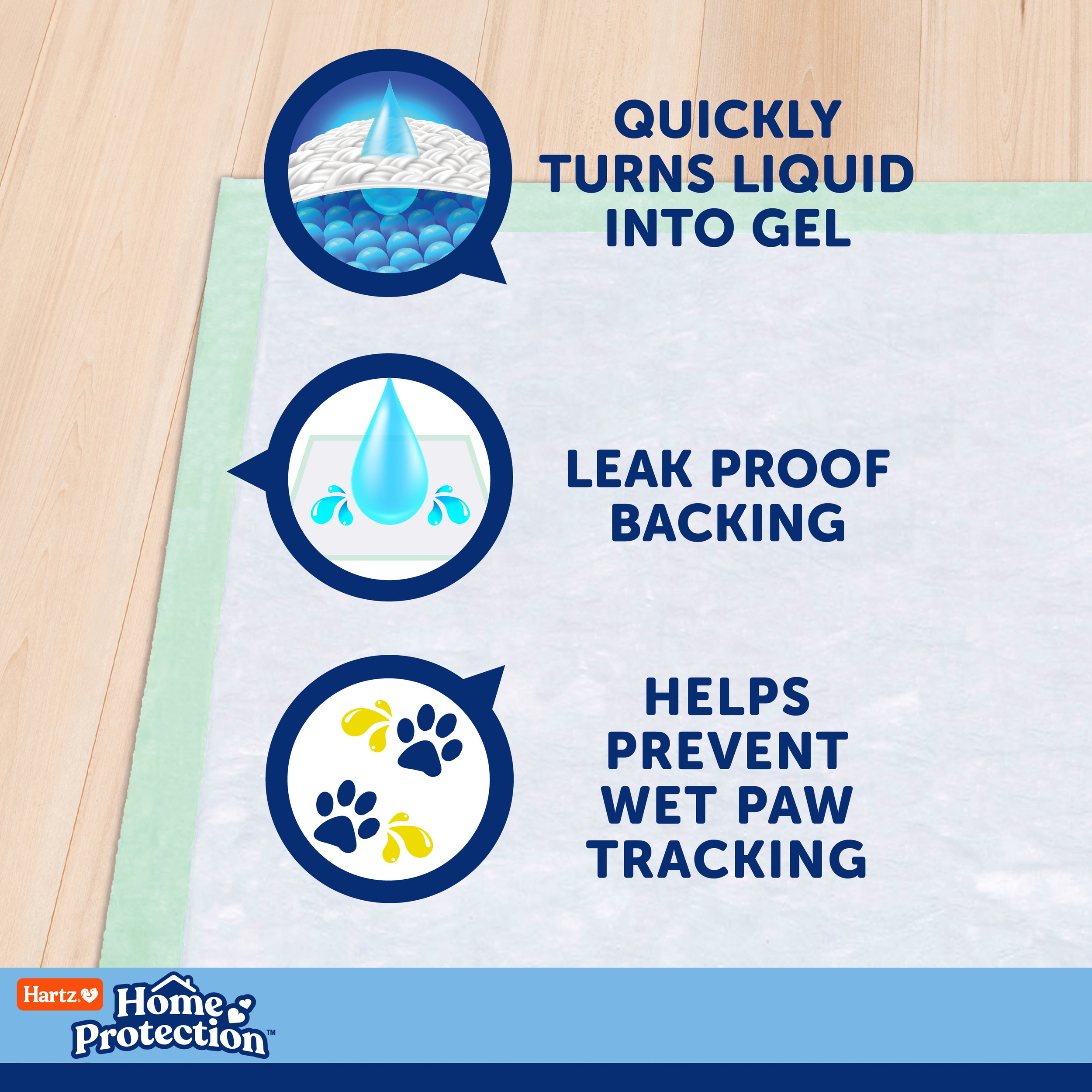 Hartz Home Protection Super Absorbent Dog Pads 50ct photo 4