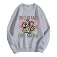 thumbnail image 1 of PENGXIANG Tee-Shirts Décontractés à Manches Longues pour Femmes, Col Rond, Chandails en Molleton, Chandail-Over, 1 of 3