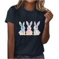 thumbnail image 1 of Pisexur Hauts pour Femmes, Hauts d'Été pour Femmes, Hauts d'Entraînement pour Femmes, T-Shirt Imprimé à Manches Courtes Col Rond, Chandail à la Mode Noir, m, 1 of 5
