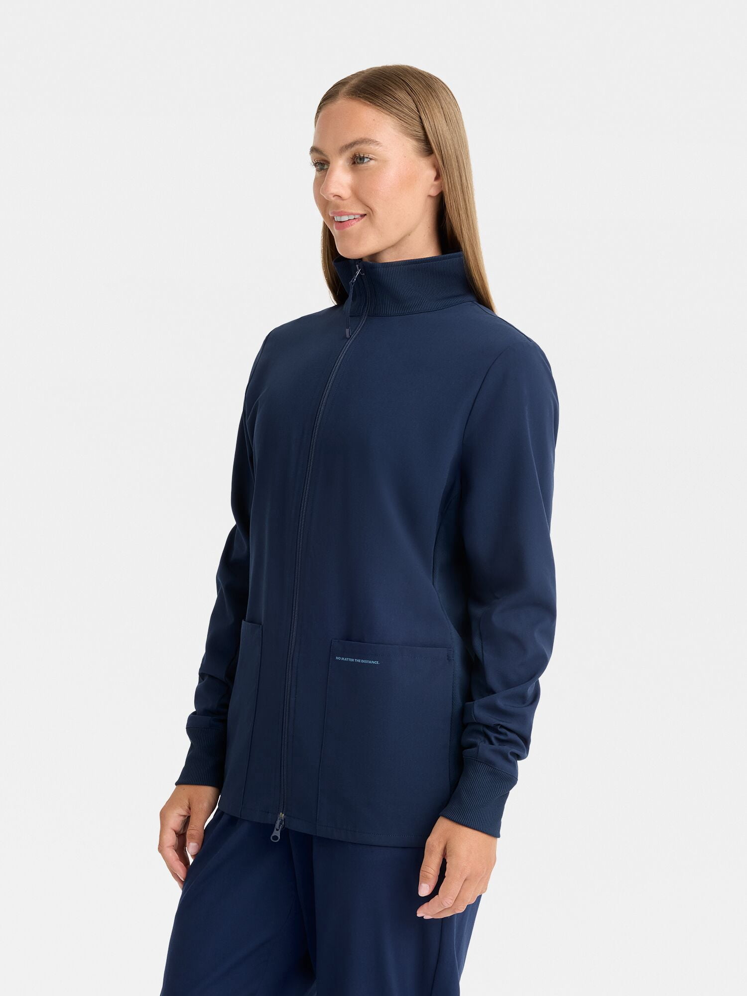 Reebok Women's Scrub Jacket with Stretch Fabric and 6 Pockets, 1 Pack Sizes S-2XL