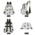 thumbnail image 4 of FORMRS Mini Backpack Purse for Women Travel Daypack Casual Shoulder Bag, Black Cat Paw, 4 of 7