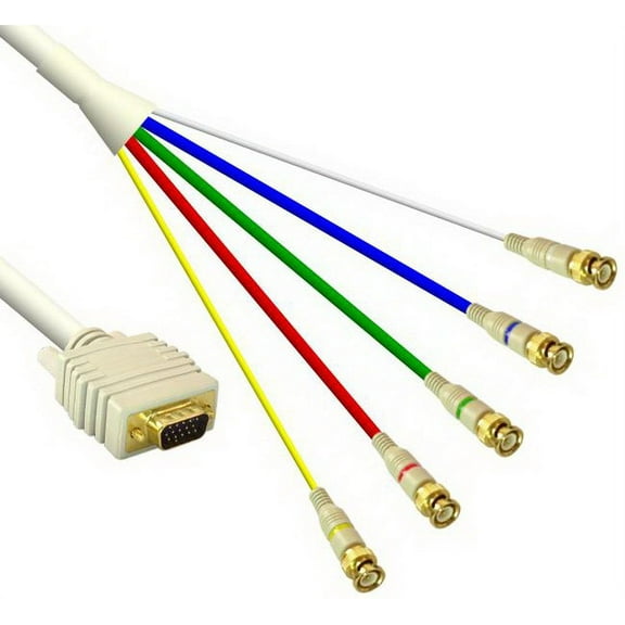 IEC M5228-12 VGA to 5 BNC Cable with Separate Sync 12'
