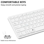 Ultra-Slim Bluetooth Keyboard Wireless Keyboard Compatible iPad 10th/iPad 10.2