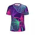 thumbnail image 5 of Colorful Ginkgo Biloba Sports T-Shirt Beach Tropical Leaves Aesthetic T-Shirts Harajuku Ts, 5 of 5