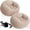 Coffee, variant on 2 Pcs Inflatable Bean Bag Chairs with Electric Air Pump, Portable Foldable Lazy Sofa Couch for Indoor Outdoor Camping Movie Night (Pink)