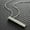 Silver, variant on HOOUN 1Pc Meditation Necklace Breathing Necklace Yoga Necklace for Reduces Stress US-Black