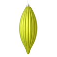 thumbnail image 1 of Vickerman M183273M 8 in. Lime Matte Line Finial Ornament  4 per Bag, 1 of 3