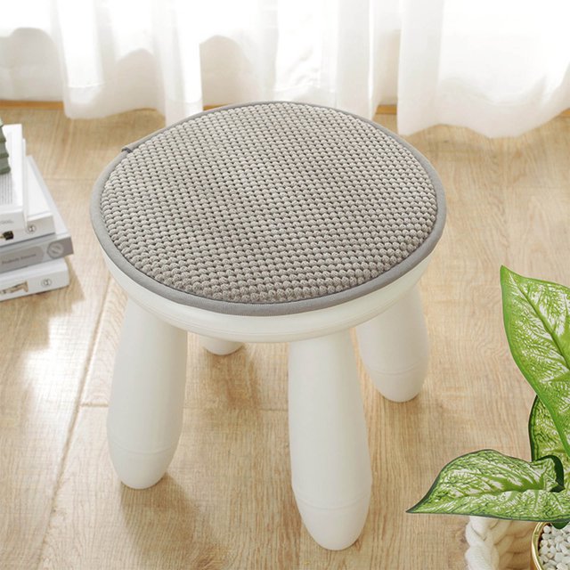 Cojines para silla redondos y gruesos, para balcón, dormitorio, cojín familiar
