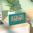 thumbnail image 1 of Teissuly Clearance Digital Alarm Clock Simples LED Large Digital Display Fashion Multi-set Alarm Clock Features Desktop Bedside Study Kitchen Clock(Green, 15.5*10.5*4cm) Teissuly WER202308175132, 1 of 6