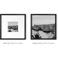 thumbnail image 4 of HAUS AND HUES 8x8 Black Metal Picture Frames Matted to 4x4 - Features Premium Aluminum & Hanging Hardware, Shatterproof Plexiglass - Ideal for Home, Room, Office (8x8 in, Black, Set of 4), 4 of 6