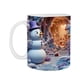 thumbnail image 5 of Xihbxyly Venta de palets taza navideña in diseño de muñeco de nieve inflable, taza de Papá Noel en prensa, diseño inflado, 15 oz, 11 oz, café, 5 of 7