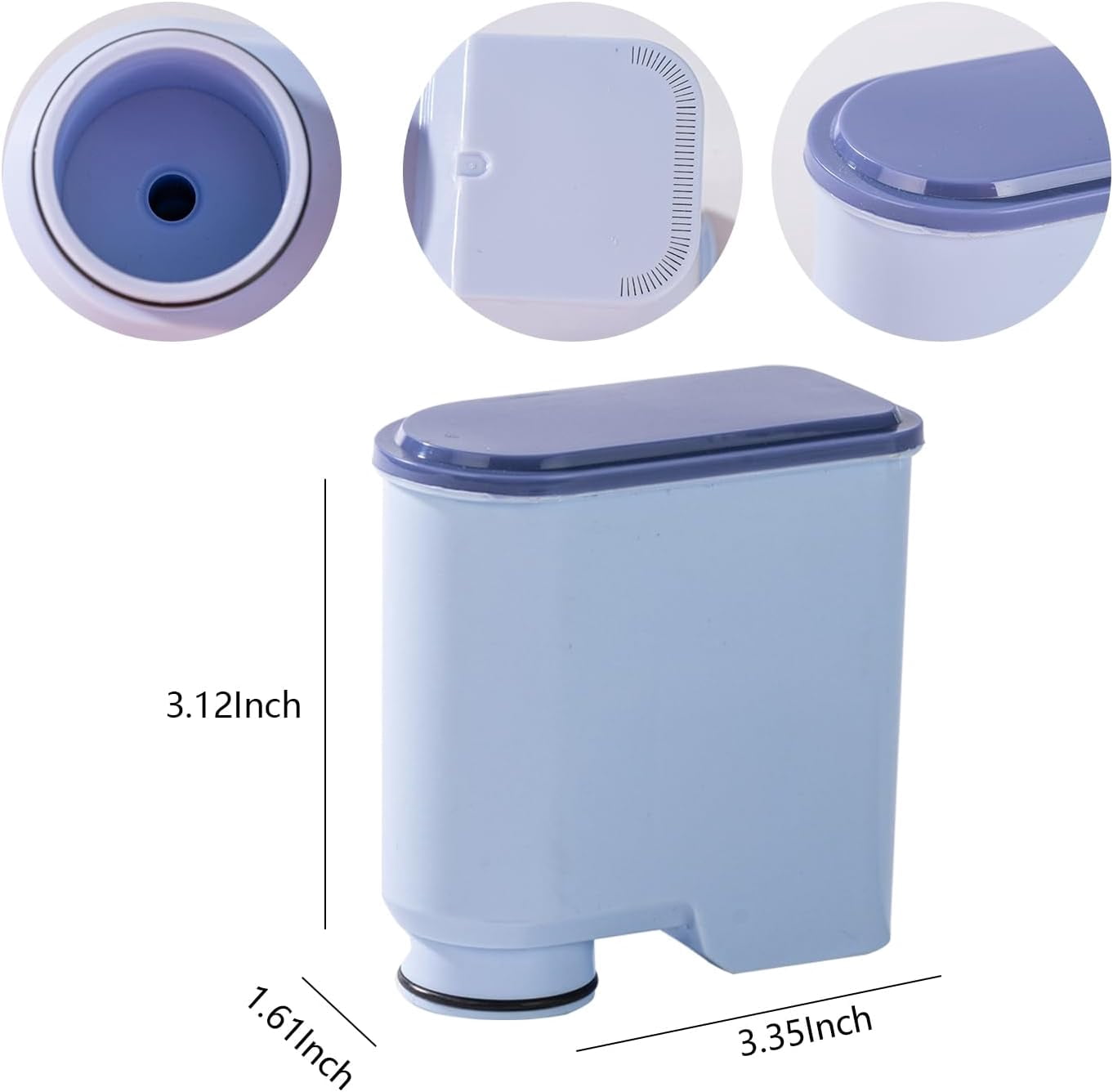 4 Pack Coffee Machines Filter Compatible with Philips Saeco AquaClean CA6903, Aqua Clean Water Filter for Fully Automatic Dedicated Anti-Lime Scale
