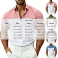 thumbnail image 7 of FRSASU Men's Casual Polo Shirt Short Sleeve Color Block Breathable Summer Golf Work Travel Beach Tops Green, 7 of 7
