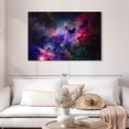 thumbnail image 2 of Elephant Stock Galaxy Space Nebula Wall Art - Horizontal Canvas Wall Art - Living Room Wall Decor - Astronomy & Space Canvas - Black And Blue Decor - 45" x 30", 2 of 8