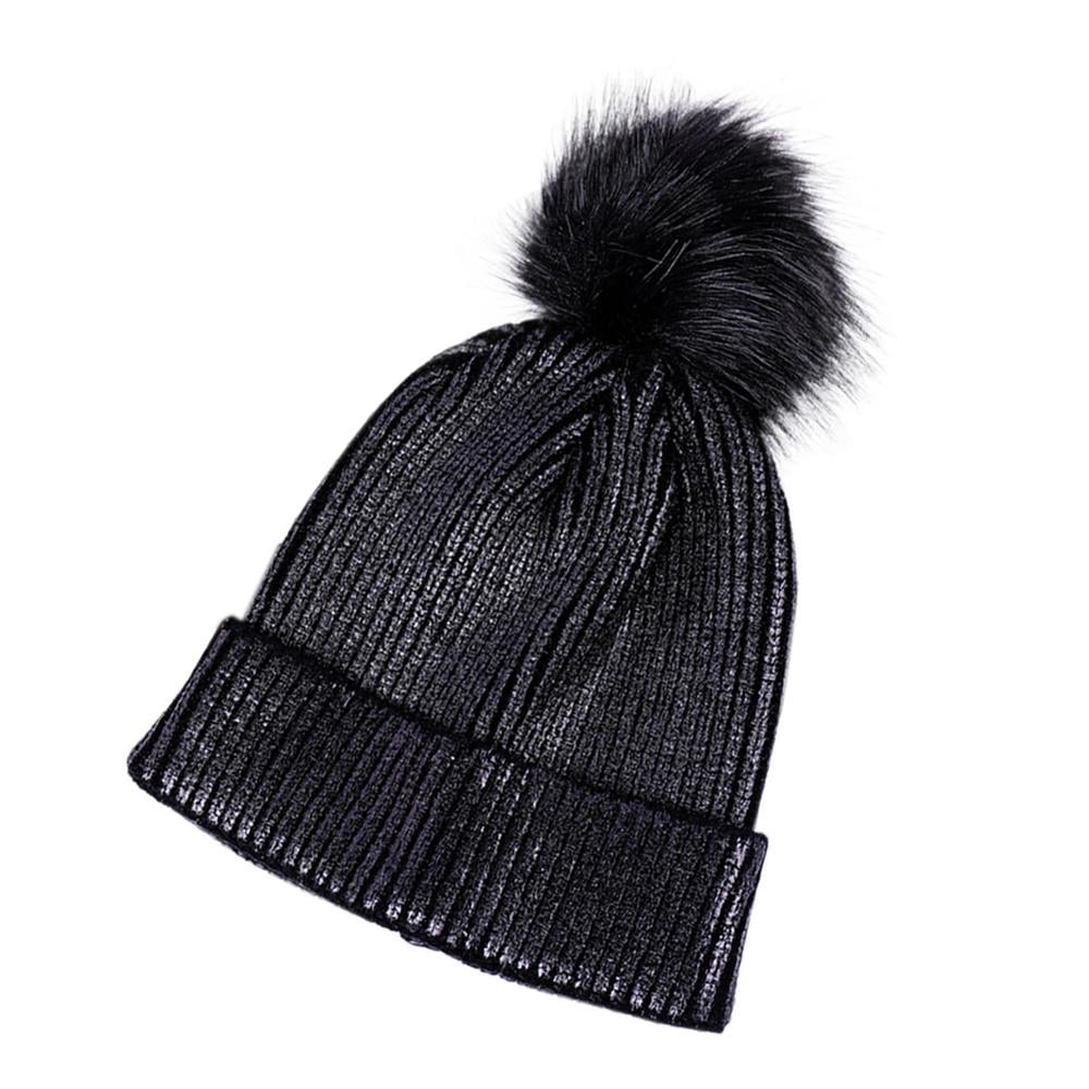 Winter Knit Beanie Hat Warm Wool Hat 