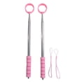 thumbnail image 2 of 2pcs Telescopic Club Ball Retrievers, 8.5ft Stainless Steel Golf Ball Picker with Anti Slip Handle for Golf Course Accessories, 2 of 7