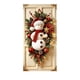 thumbnail image 2 of Cubierta de puerta de poliéster, decoración navideña, cubierta de puerta navideña de 35 x 71 pulgadas, tela navideña para colgar en la puerta, cortina con estampado de muñeco de nieve, decoración navi, 2 of 6