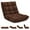 Brown, variant on Giantex Adjustable Floor Gaming Sofa Chair, Padded Sleeper Bed, Adults Couch Recliner, Armless Meditation Chair w/Back Support
