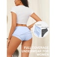 thumbnail image 4 of Paquete de 6 Calzones Sin Costuras de Cintura Alta DWGVVX para Mujer, 4 of 8