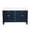 Navy Blue, variant on ANGELES HOME 60" Bathroom Vanity with Double Sinks, Solid Wood Bathroom Makeup Cabinet W/ 4 Doors and 4 Drawers, Bathroom Vanity Storage Organizer with Carrara White Quartz Countertop, White