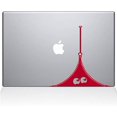 thumbnail image 1 of The Decal Guru Zipper Monster MacBook Decal Vinyl Sticker - 13" MacBook Pro (2016 & Newer) - Red (1231-MAC-13X-DR), 1 of 1