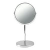 Home Details 7" Dual Sided 5X Magnification Vanity Mirror in Chrome