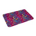 thumbnail image 2 of Xecao Colorful Snake print Flannel Mat: Non-slip, 16x24in. Ideal for kitchen, bedroom, bath & living room., 2 of 9