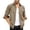 Khaki, variant on Mens Summer Shirts, Men Flannel Shirt Long Sleeve Casual Button Down Dress Shirts Big Work Shacket Jackets Navy S
