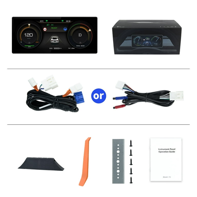 Car LCD Virtual Instrument Cluster Retrofit Multimedia Digital Dashboard  for Tesla Model 3 / Model Y Head-up Display Speedmeter - Robaizkine - Car  Electronics Store